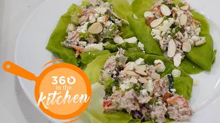 Healthy Mediterranean Tuna Salad Recipe Made With Accessible Tools - 360 In The Kitchen