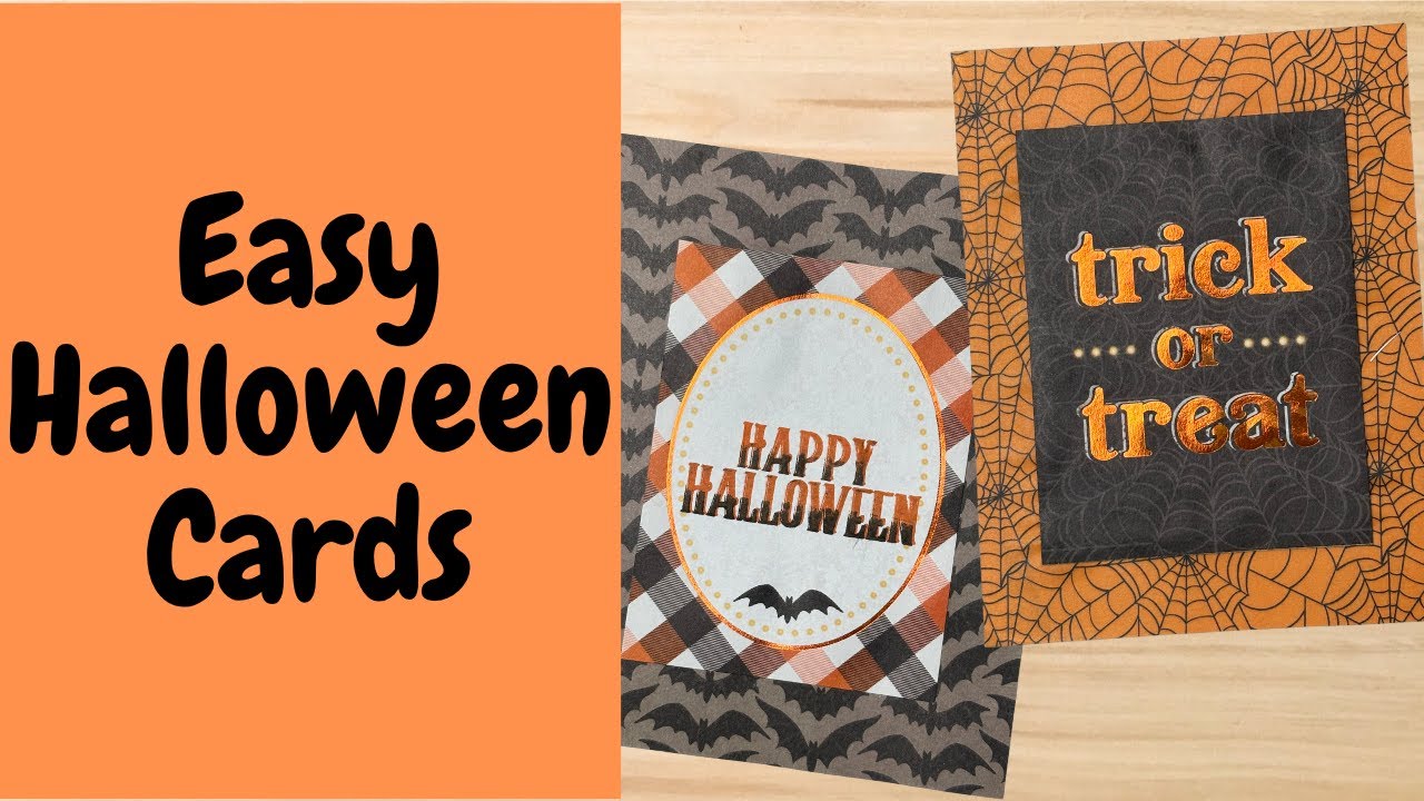 Простые открытки на Хэллоуин, которые может сделать каждый!