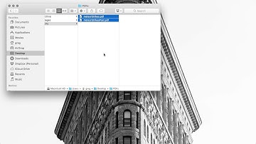 Automator: Combine PDFs