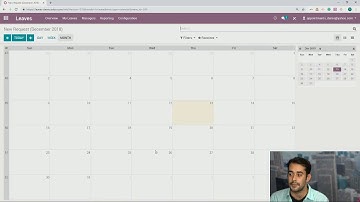 Odoo Leaves: Manage Employee Vacations
