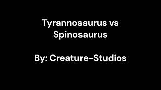 Tyrannosaurus vs Spinosaurus
