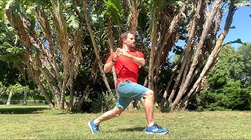 Forward Lunge w/Rotation