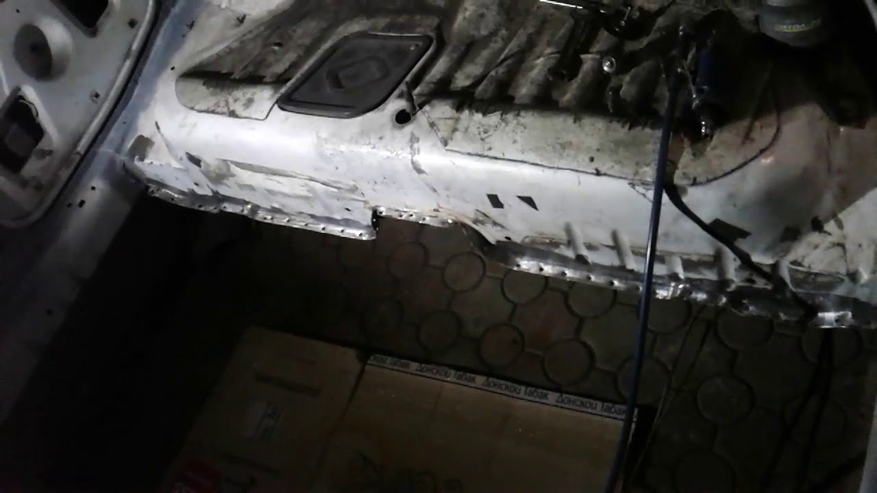 Пол подготовка на семейство Ваз 2110 и 106. - YouTube