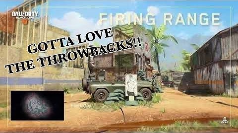 BLACK OPS 4 GAMEPLAY, AUGER-DMR 47-9 FIRING RANGE THROWBACK