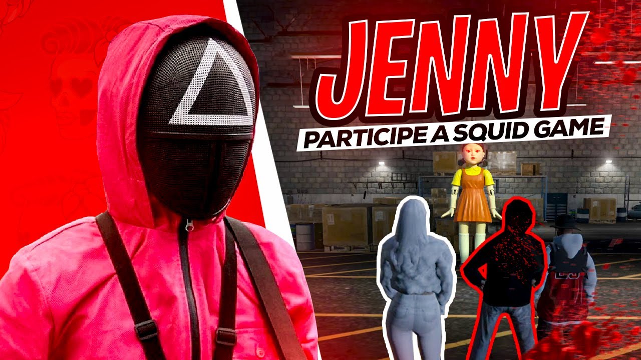JENNY PARTICIPE A SQUID GAME (ça tourne mal ☠️)