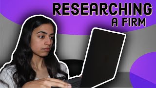 Watch me Research a Law Firm!