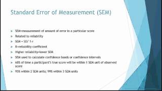 PSY 370 Lecture 2 Reliability