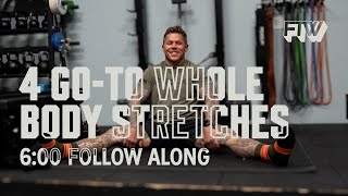 4 Go-To Stretches | 6:00 Follow Along