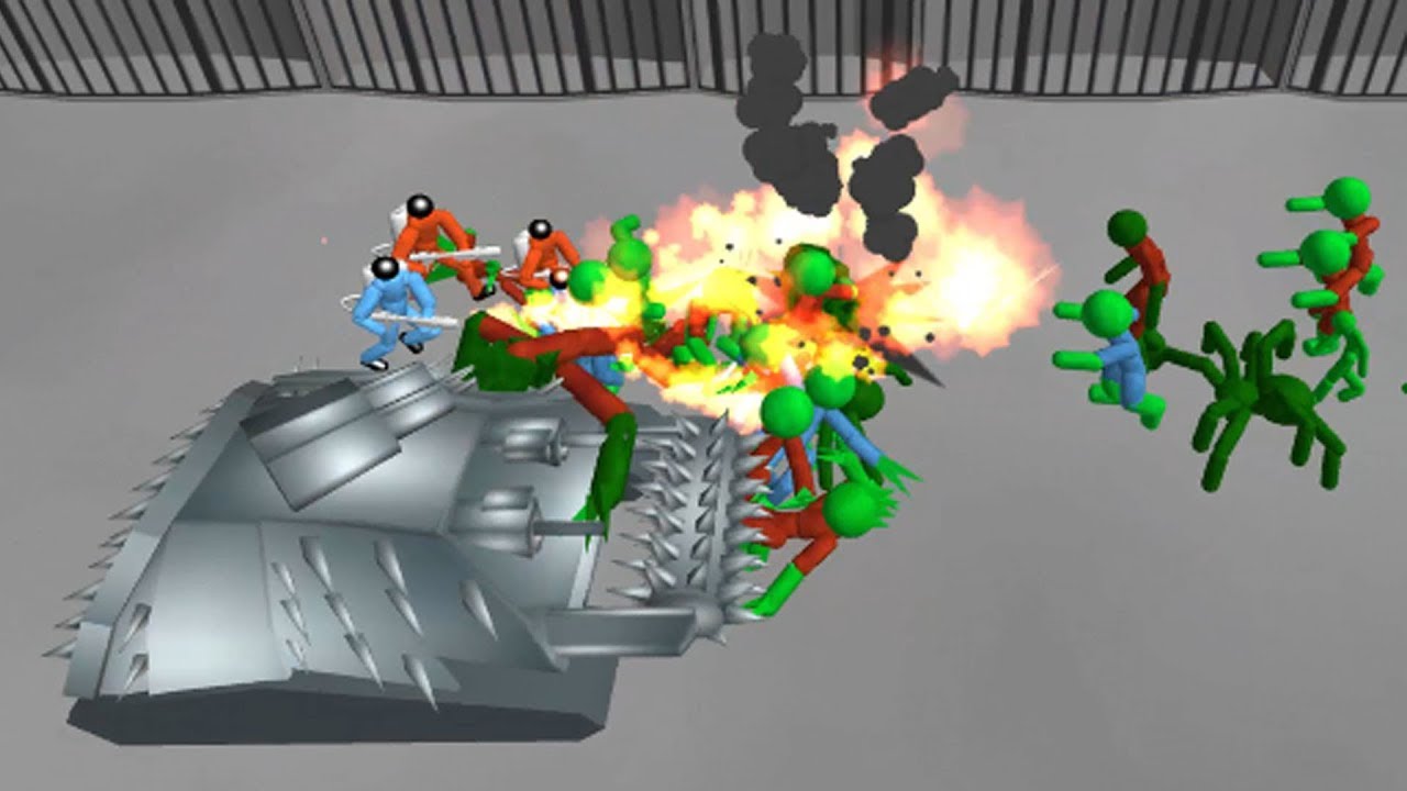 Stickman Prison Battle Simulator Zombies - Gameplay Walkthrough (Android Game) Part 3 - Gameplay3388