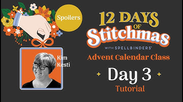 SPOILER! 12 Days of Stitchmas Advent Calendar 2024 | Day 3 with Kim Kesti
