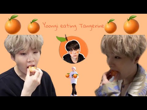 Yoongi's love for Tangerine 🍊