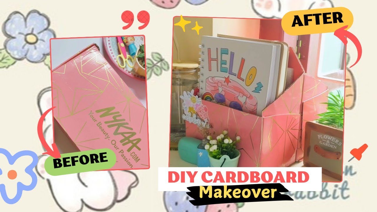 diy-storage-box-using-nykaa-gift-box-diystoragebox-diycrafts-youtube