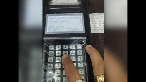 Shree Shyam Technology Handheld Parking Machine Demo Video.