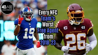 Every NFC Team’s Worst Free Agent Signing from 2018-23