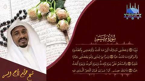 تلاوة من صلاة العشاء للقارئ الشيخ / همام تاج السر