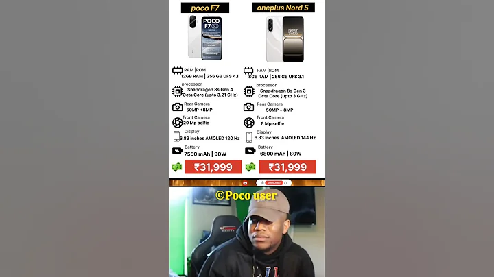 poco f7 vs Nord 5 full compare 😱📱 #Shorts #oneplus #comparison #poco