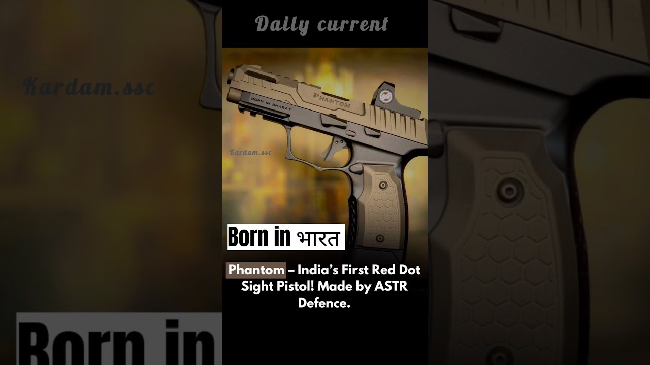 India's first red dot sight pistol