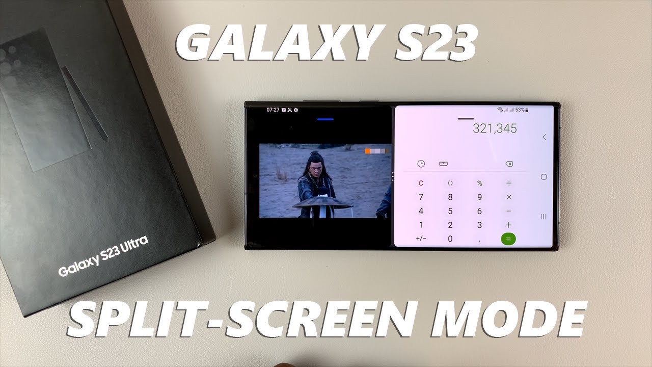 How To Use Split Screen On Samsung Galaxy S23 / S23+ / S23 Ultra - YouTube