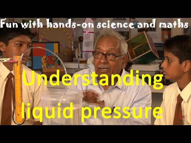 Understanding liquid pressure - English