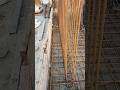 Steel binding for Raft and shear wall #sitework #construction #building #raft #rap #shorts #short