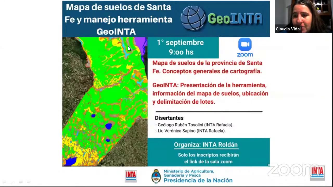 Mapa de suelos de Santa Fe y manejo herramienta GeoINTA YouTube