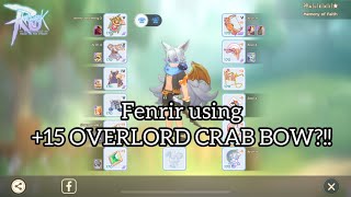 FENRIR PVP Using OVERLORD CRAB BOW - Ragnarok M: Eternal Love (Cross Merge)