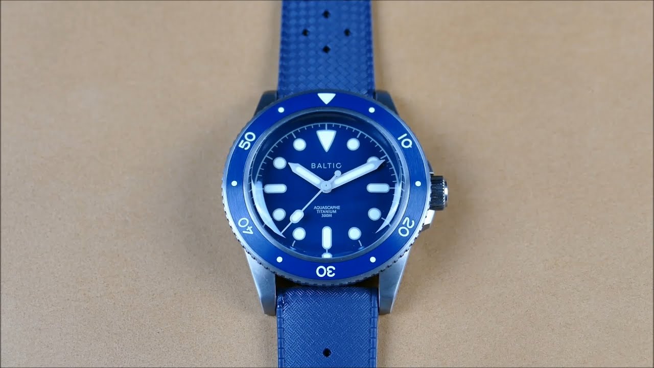 On the Wrist, from off the Cuff Baltic Aquascaphe Titanium; NEW