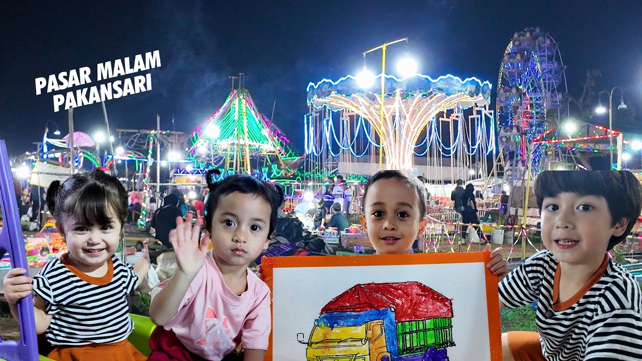 MENCOBA WAHANA PERMAINAN PASAR MALAM PAKANSARI CIBINONG