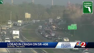 Deadly crash shuts down exit in Orange County