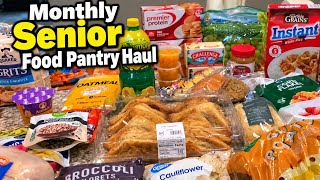Monthly Food Pantry Haul for Seniors | Come See What We Got!