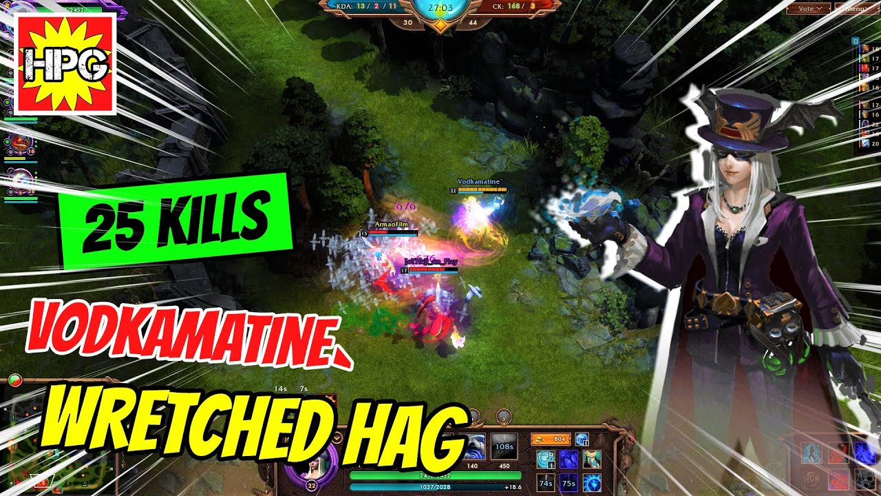 HON WRETCHED HAG GAMEPLAY | Vodkamatine` | Diamond - CM