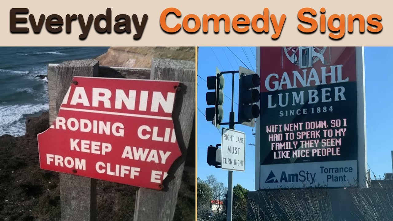 Everyday Comedy Signs That Make Normal Life Way Funnier 😂 || Sign Hub ...