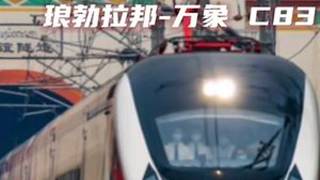 不刷绿、就很好看啊！走出国门的复兴号动车，来~体验一下！！ #中老铁路 #澜沧号 #中国制造 #老挝旅游 #凸峰运转