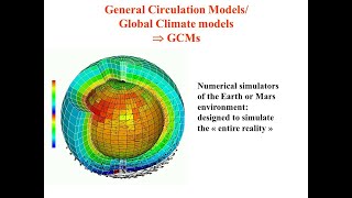 Global climate models (GCMs), also known as General Circulation Models (GCMs),