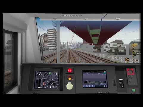 【BVE5】高速進入　常用最大　B7　ブレーキ　制動【E233】