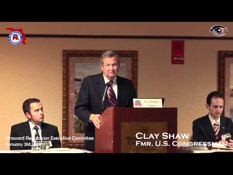 Broward REC - Clay Shaw - Fmr. US Representative -...