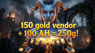 WoW TBC Anniversary Stratholme farming | Ep 72 | 3 pulls | 150 raw gold + 100 + AH Per hour = 250gph