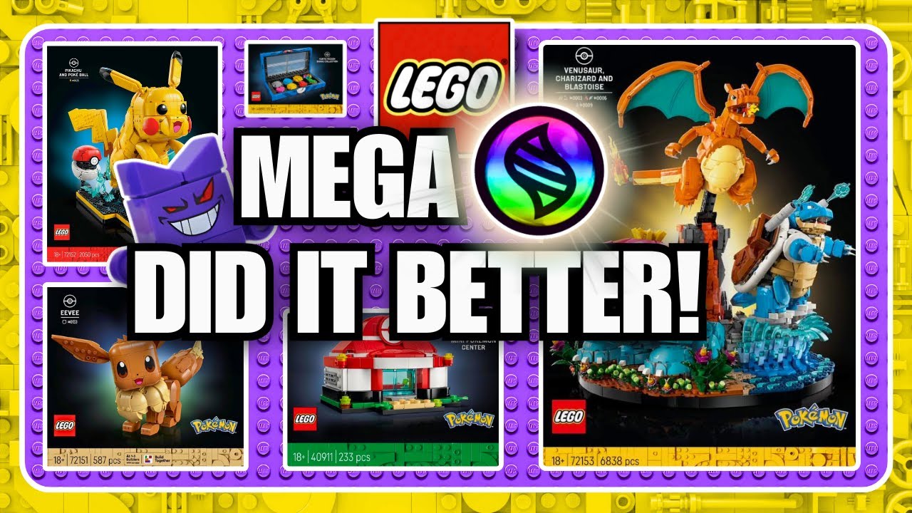 Представлены наборы LEGO Pokémon! Потрясающие модели, заоблачные цены!