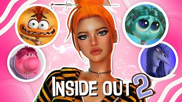 Making INSIDE OUT 2 NEW EMOTIONS as Sims / Sims 4 Create a Sims + Sims 4 CC List