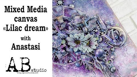 Mixed Media Canvas by Anastasi Kuznetsova