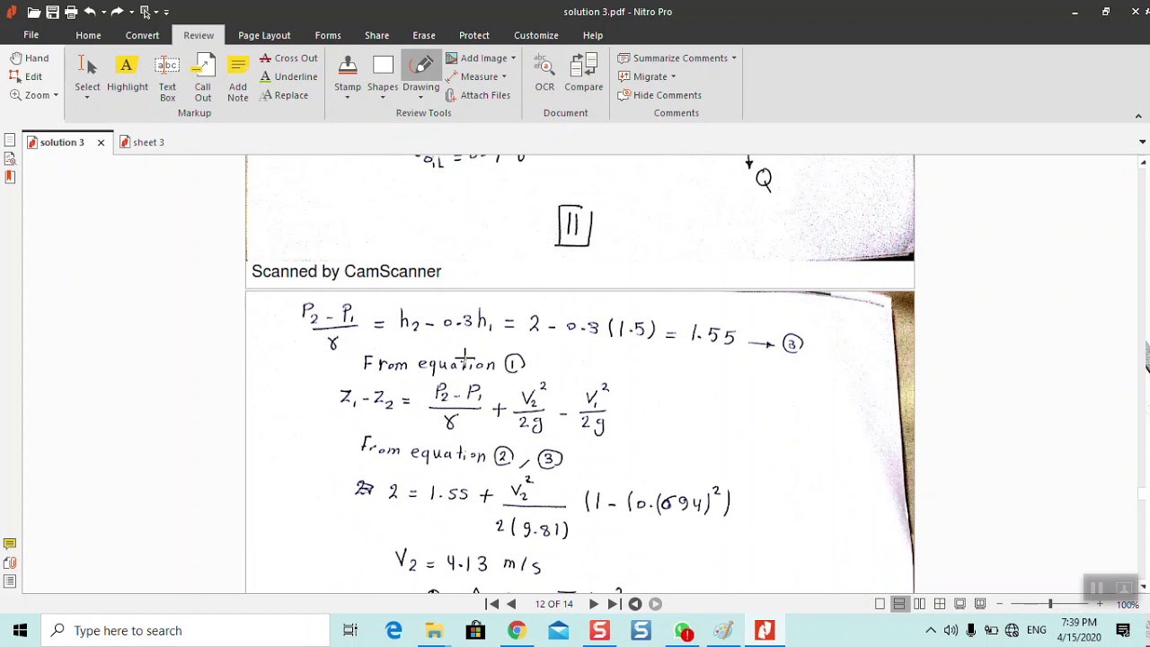 part 3 bernoulli equation - YouTube