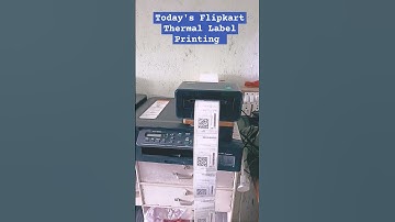 Todays Flipkart shipping label printing using thermal printer #flipkartseller #tech #ecommerce