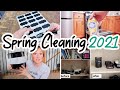 SPRING CLEANING, DECLUTTER, & ORGANIZATION | CLEAN WITH ME 2021