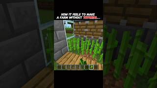 Farm Without a Tutorial#NoTutorial#SurvivalFarming#MinecraftCreativity#minecraft#gamingshorts #viral