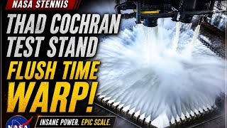 NASA Stennis Thad Cochran Test Stand Flush Time Warp | Artemis IV SLS Water System Test