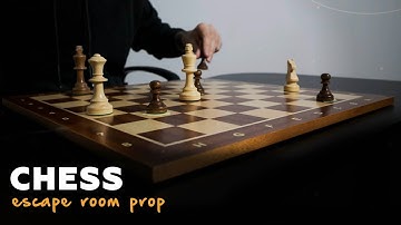 Chess escape room prop (puzzle for your escape room business)