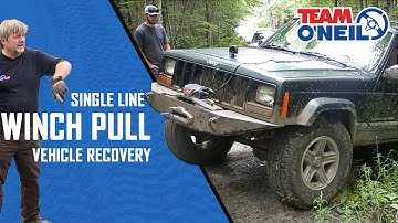Using a Winch to Safely Recover a Vehicle