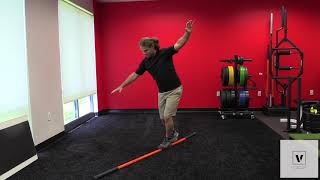 Balance Forward Walking on Beam