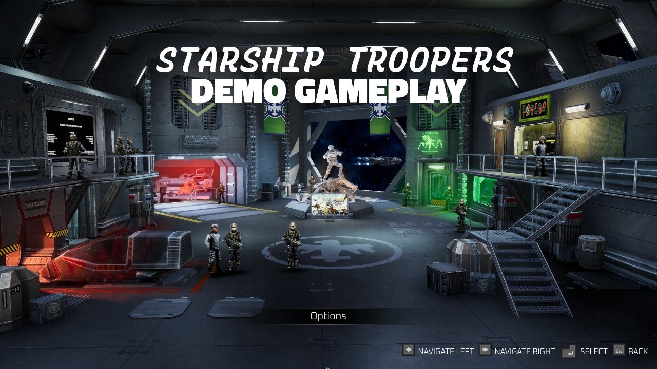 NEW VINTAGE STYLE STARSHIP TROOPERS ULTIMATE BUG EXTERMINATER GAME DEMO LIVE NOW !