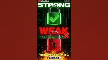password Strength Checker in C #shorts #coding #codingbat #programminglanguage #correctcoding